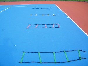 Exercices pour l'entranement physique du joueur de tennis: jeu de jambes afft !